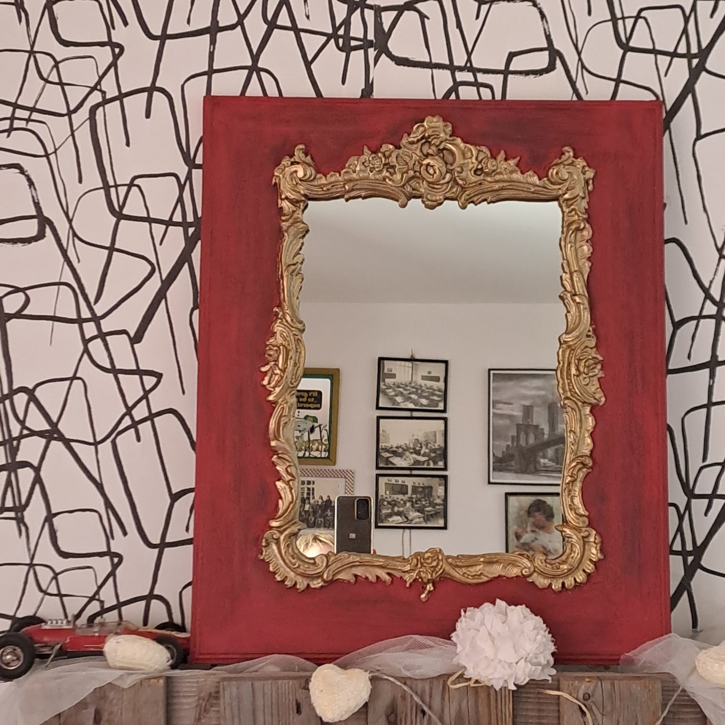 Miroir rouge