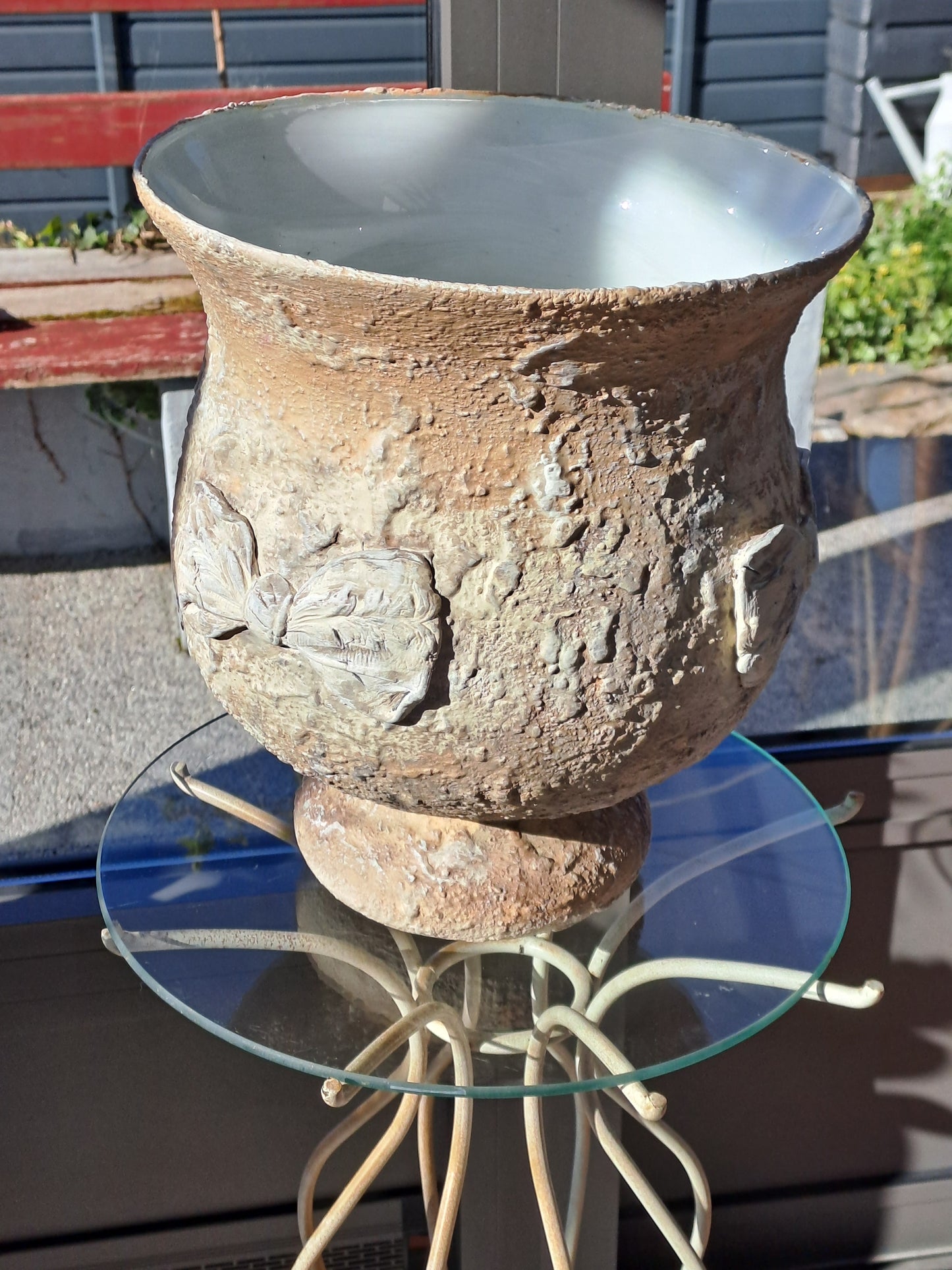 Vase Style Antique Relooké – Décoration Artisanale Unique