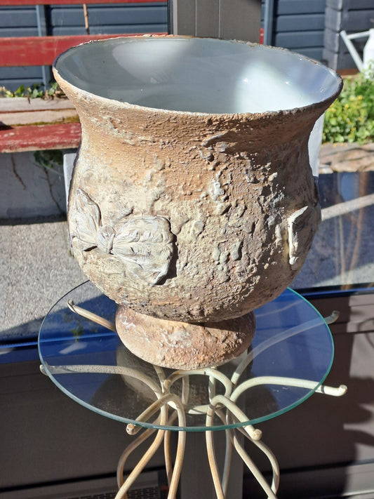 Vase Style Antique Relooké – Décoration Artisanale Unique
