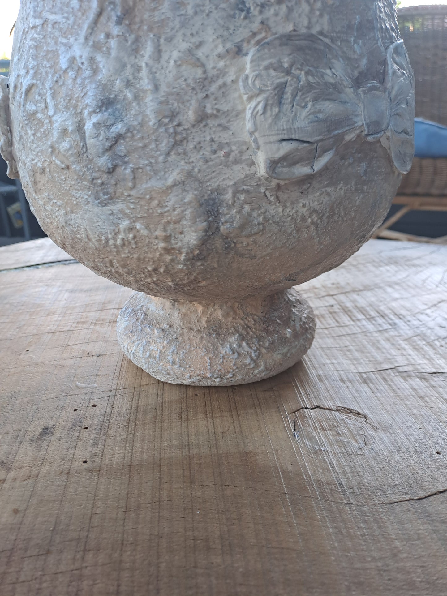 Vase Style Antique Relooké – Décoration Artisanale Unique